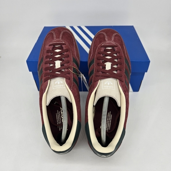 New Adidas Gazelle Indoor \'Shadow Red Green\' JH5403 Men\'s Shoes Size 11 main image 7